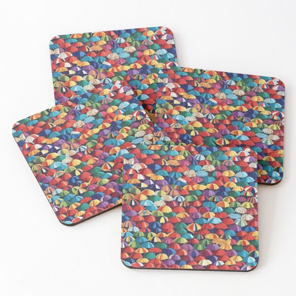 Item preview, Many Beautiful Colorful Umbrellas Pattern designed and sold by AlinaSCorner.