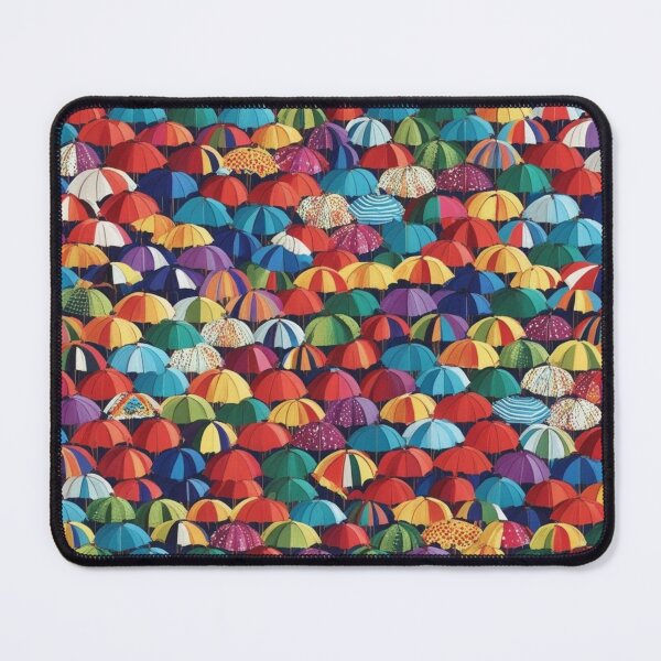 Item preview, Many Beautiful Colorful Umbrellas Pattern designed and sold by AlinaSCorner.