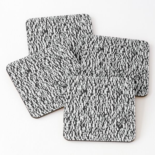 Item preview, Monochromatic Rainfall Pattern designed and sold by allthedots.