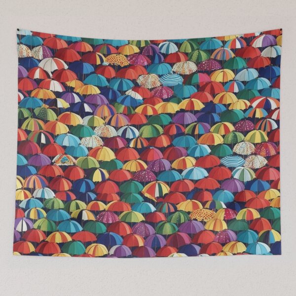 Item preview, Many Beautiful Colorful Umbrellas Pattern designed and sold by AlinaSCorner.