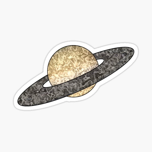 Item preview, Abstract The Planet Saturn, Solar System Sticker designed and sold by Caileyarts.