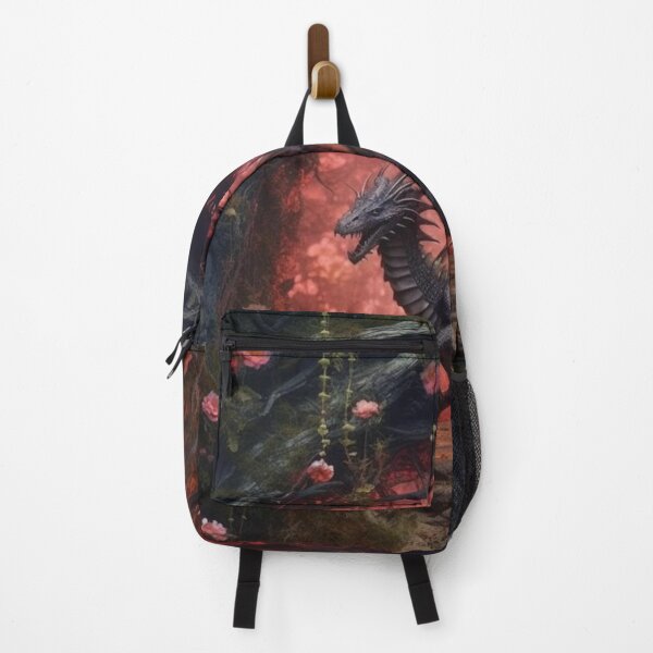 Item preview, Mystical Dragon in Enchanted Forest – Dark Fantasy Art designed and sold by UMI BLOOM.
