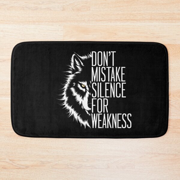 Item preview, Silent Strength – The Wolf’s Wisdom designed and sold by MJO80.