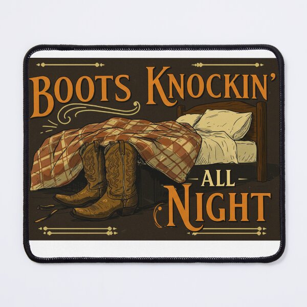 Item preview, Boots Knockin’ All Night designed and sold by FitEnvy.