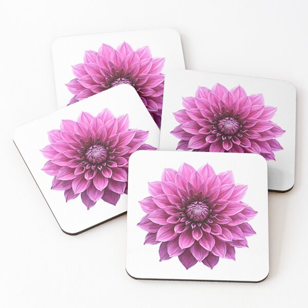 Item preview, Pink Decorative Dahlia designed and sold by Allegory-Design.