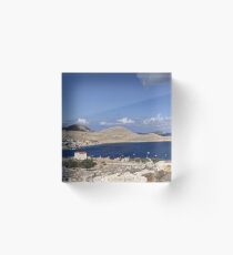 Nimborio Bay Acrylic Block