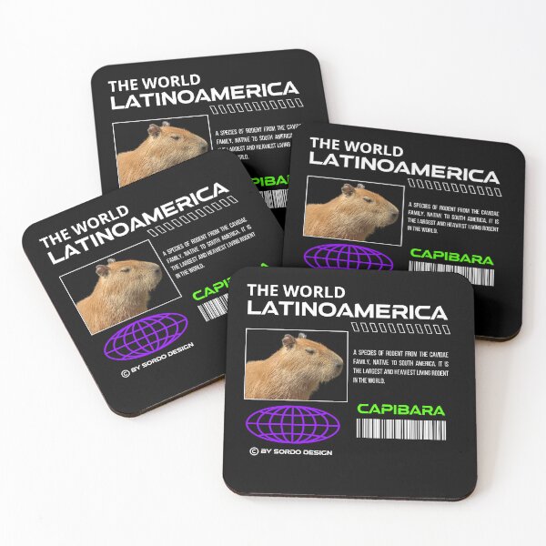 Item preview, EL MUNDO LATINOAMÉRICA CAPIBARA designed and sold by SORDOdesign.