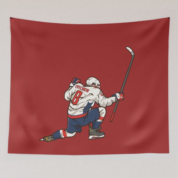 Item preview, Alex Ovechkin Celebration Cartoon designed and sold by RatTrapTees.