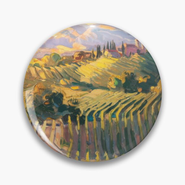 Item preview, Sunlit Vineyard in Provence, France  - Impressionist Landscape  designed and sold by CARRAANN.