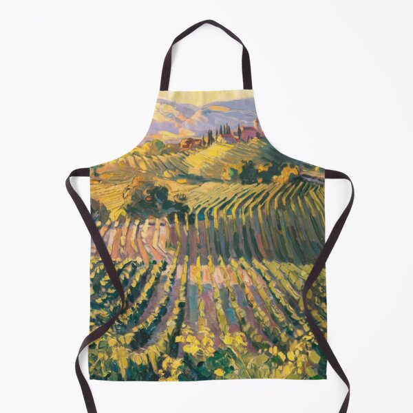 Item preview, Sunlit Vineyard in Provence, France - Impressionist Landscape designed and sold by CARRAANN.
