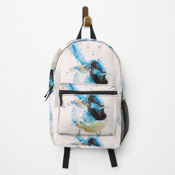 Item preview, Blue Wren Watercolour Painting Splashy Cute designed and sold by Sarah Rajkotwala.