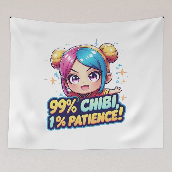 Item preview, 99% chibi, 1% patience! designed and sold by ChibiLOL.