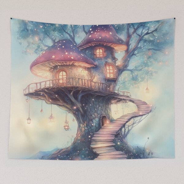 Item preview, Enchanted Forest Hideaway designed and sold by SporeandCanvas.