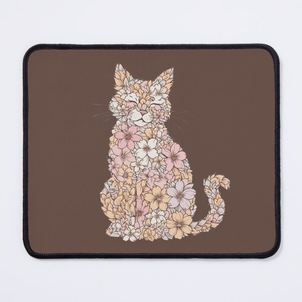 Item preview, "Floral Feline: A Cat In Bloom Nature's Beauty designed and sold by Forest Aura Vibes.