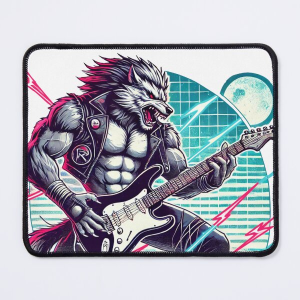 Item preview, Wild Night Rocker Wolf designed and sold by JonelleTshirts.
