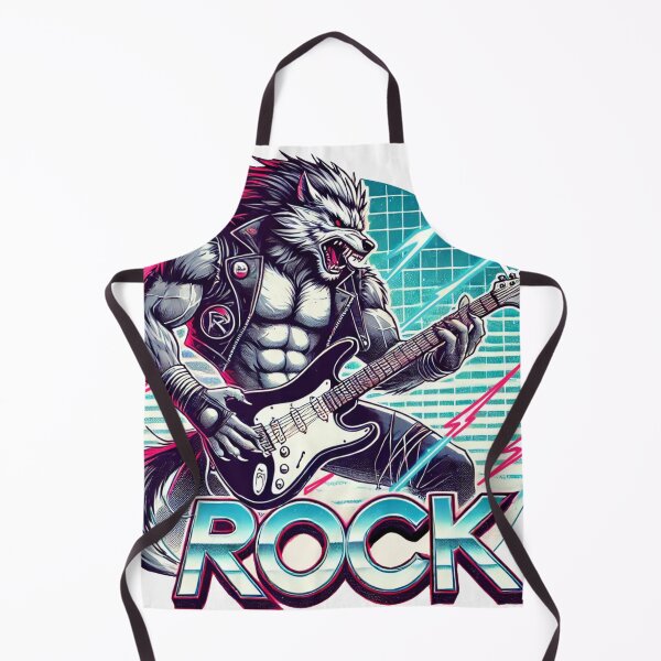 Item preview, Wild Night Rocker Wolf designed and sold by JonelleTshirts.