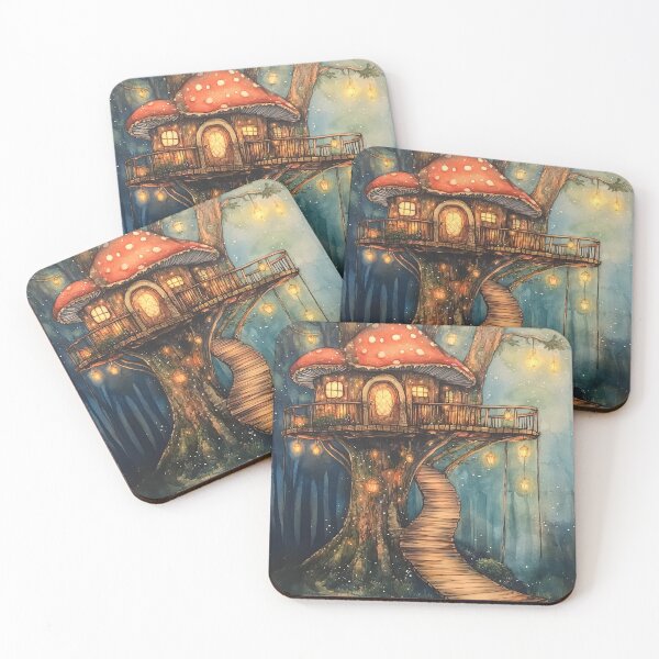 Item preview, A Fairytale in the Treetops designed and sold by SporeandCanvas.
