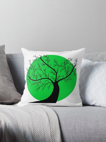 Item preview, Black tree Green circle designed and sold by Paradise-Vibes.