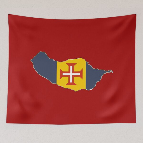 Item preview, Madeira Portugal map flag designed and sold by studioss76.