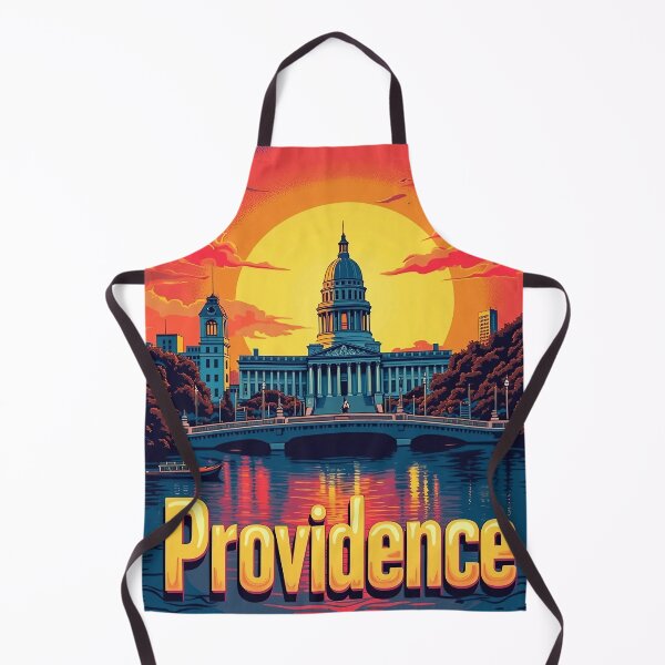 Item preview, Digital Retro Pop Art Poster of Providence | Vintage Style City Poster | Rhode Island Urban Art designed and sold by PaintedPixels01.