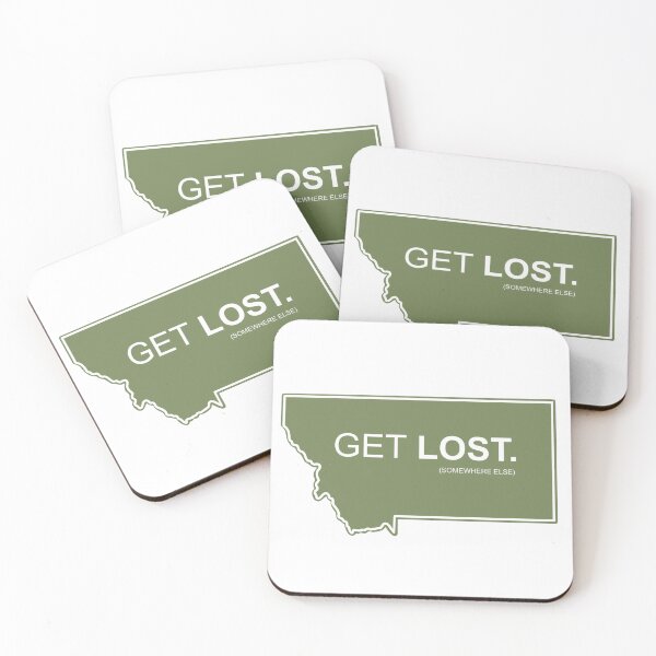 Item preview, Get Lost Montana Sticker designed and sold by Rylee Mitchell.