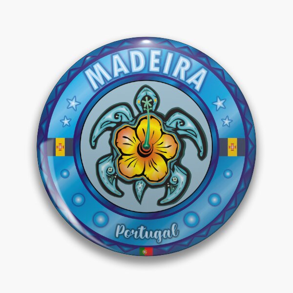 Item preview, Madeira Portugal sea turtle hibiscus designed and sold by studioss76.