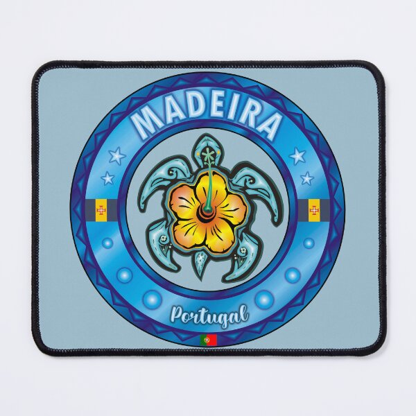 Item preview, Madeira Portugal sea turtle hibiscus designed and sold by studioss76.