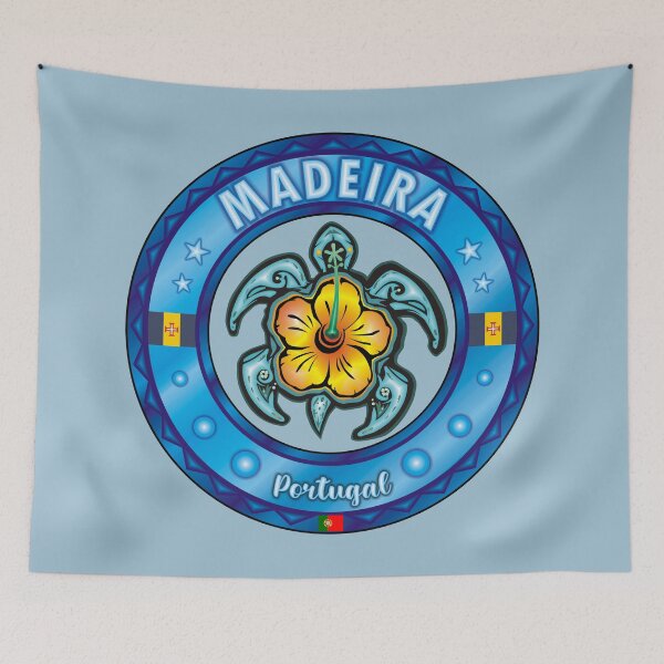 Item preview, Madeira Portugal sea turtle hibiscus designed and sold by studioss76.