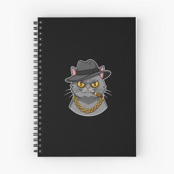 Item preview, Badass Cat Mafia Boss - Gangster Feline Kingpin designed and sold by Meow Cat.