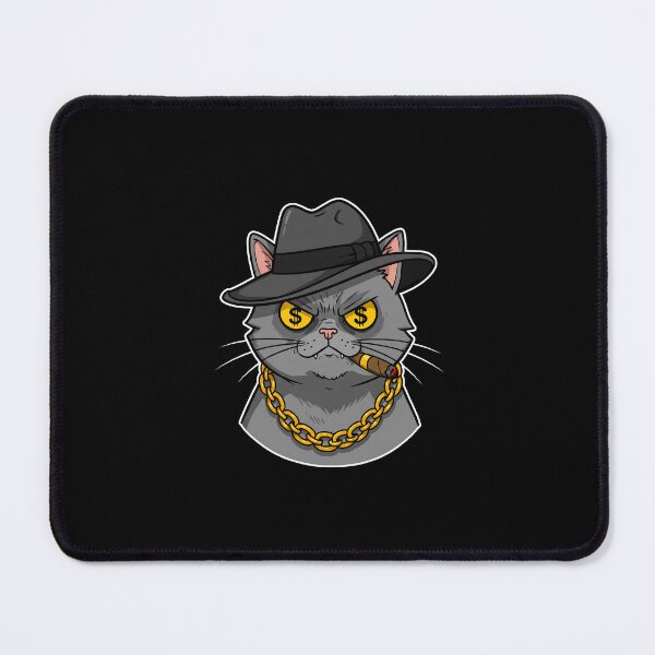 Item preview, Badass Cat Mafia Boss - Gangster Feline Kingpin designed and sold by Meow Cat.