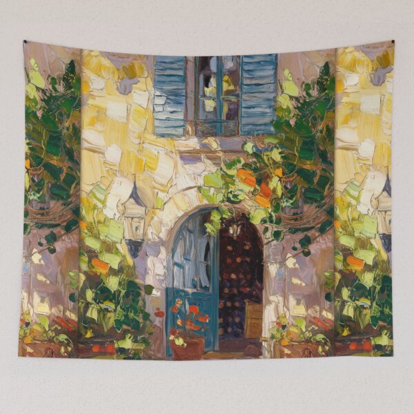 Item preview, Sunlit French Wine Cellar – Post-Impressionist Provence Painting designed and sold by CARRAANN.