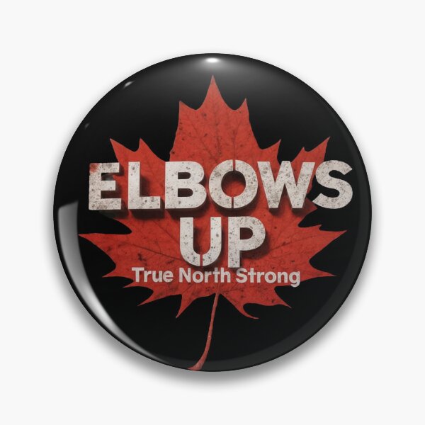 Item preview, Gritty Elbows Up Maple Leaf Defiance Design   designed and sold by BrightNook.