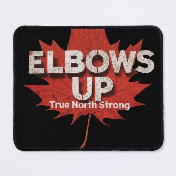 Item preview, Gritty Elbows Up Maple Leaf Defiance Design   designed and sold by BrightNook.