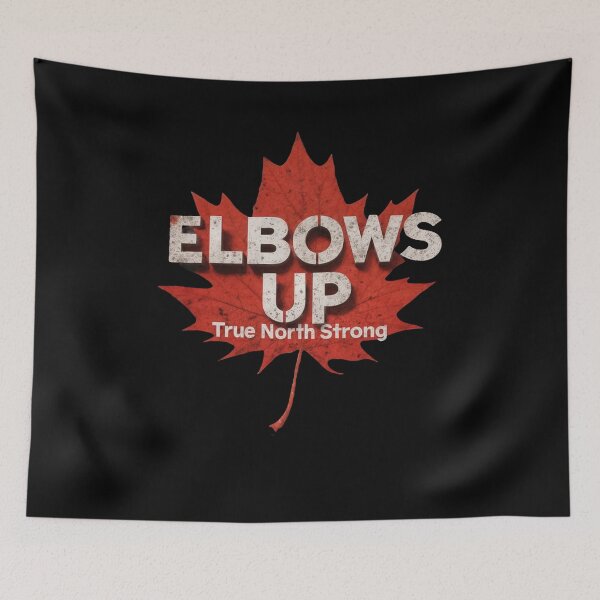 Item preview, Gritty Elbows Up Maple Leaf Defiance Design   designed and sold by BrightNook.