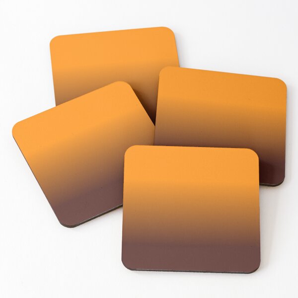 Item preview, Ombre: Marigold to Rich Chocolate Brown designed and sold by BubbleGalaxy.