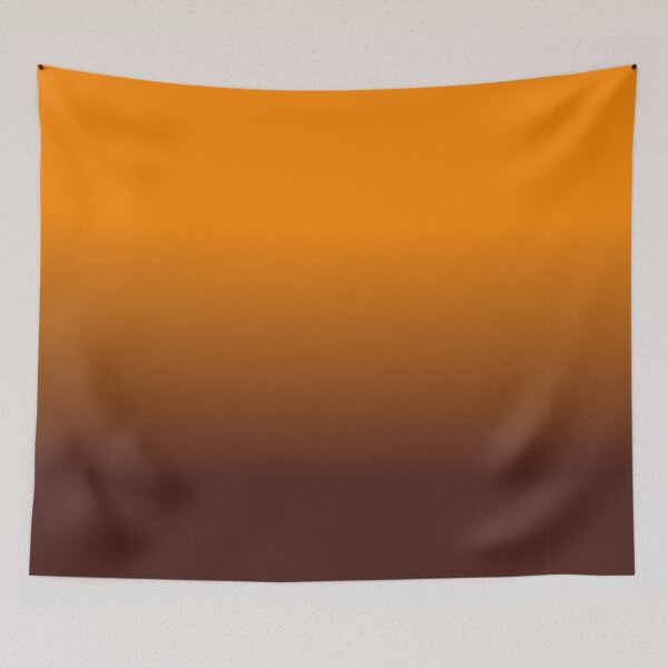 Item preview, Ombre: Marigold to Rich Chocolate Brown designed and sold by BubbleGalaxy.