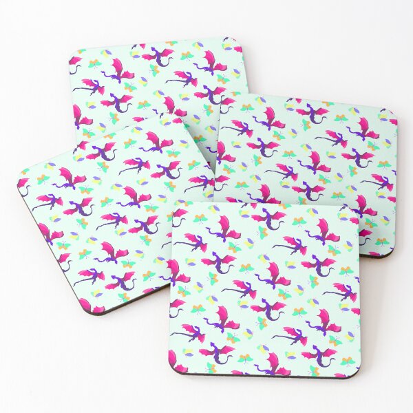 Item preview, Dragons & Butterflies (Light Green) designed and sold by Eviesrainbow.