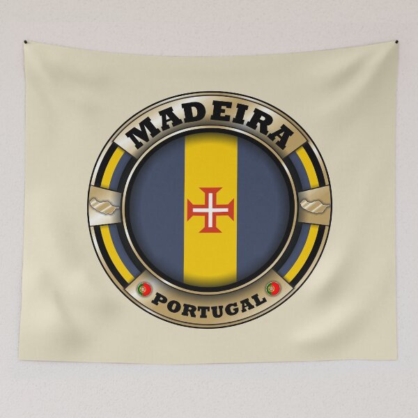 Item preview, Madeira Portugal flag emblem designed and sold by studioss76.