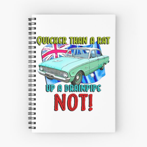 Item preview, Quicker Than a Rat Up a Drainpipe… NOT! – XK Falcon Aussie Humor designed and sold by Michael van der Hoorn.