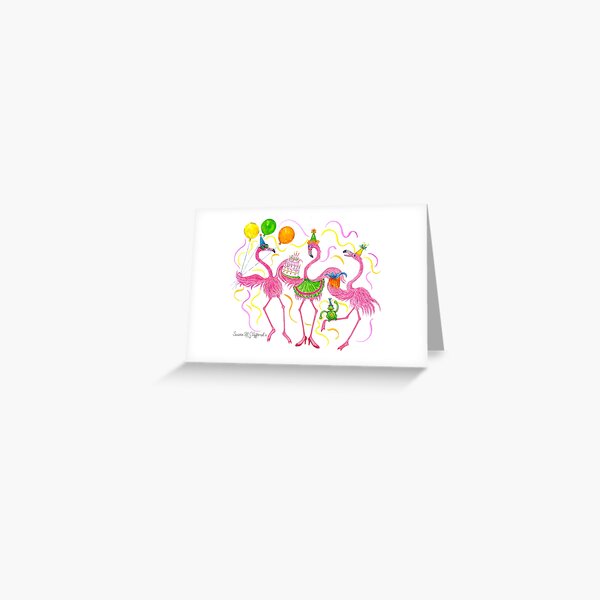 Item preview, Flamingo Birthday Party designed and sold by susan-clifford.