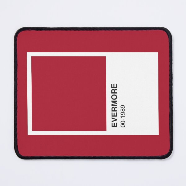 Item preview, Taylor Red Evermore 1989 Albums Colour Swatch - Red Border designed and sold by The Colourful Game.