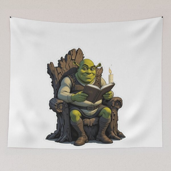 Item preview, Shrek's Quiet Reading Time designed and sold by Designjaju.
