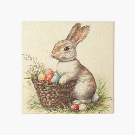 Artikel-Vorschau von Vintage Ostern mit Eierkorb, designt und verkauft von WinfinityStudio.