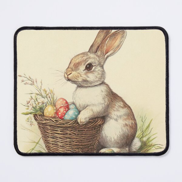 Item preview, Vintage Easter with Egg Basket designed and sold by WinfinityStudio.