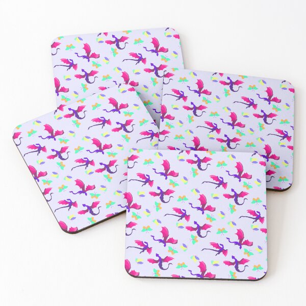 Item preview, Dragons & Butterflies (Light Purple) designed and sold by Eviesrainbow.