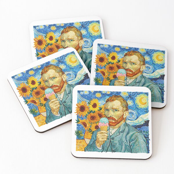 Item preview,  Vincent van  eating ice cream designed and sold by TeeARTHY.