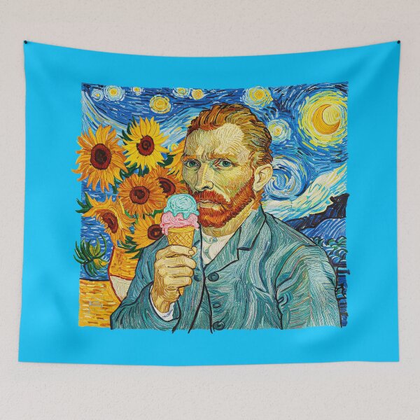 Item preview,  Vincent van  eating ice cream designed and sold by TeeARTHY.