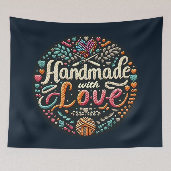Item preview, Handmade with love, typography designed and sold by maxmaj.