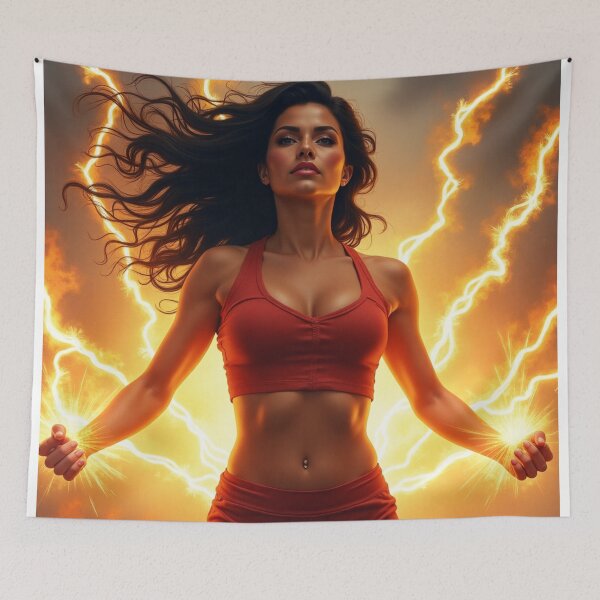 Item preview, Goddess of Power and Energy designed and sold by ArtemisDesignAI.