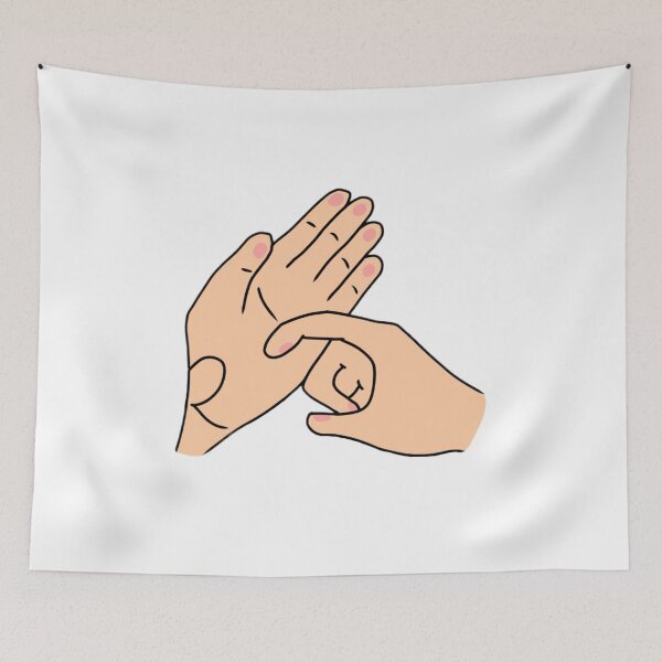 Item preview, BSL letter sign R designed and sold by Artistkhg.